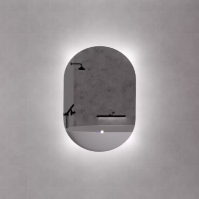 Frameless LED Oval Mirror(450-1200)mm