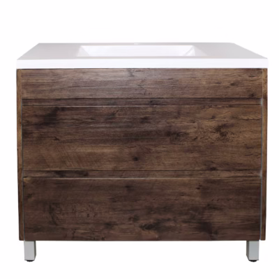 900mm Dark Oak Drawer Vanity on Legs