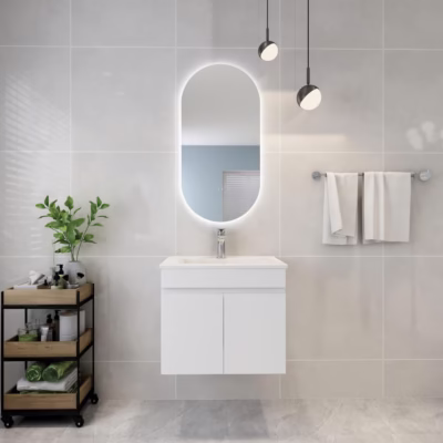 Touchless Oval LED Backlit Mirror