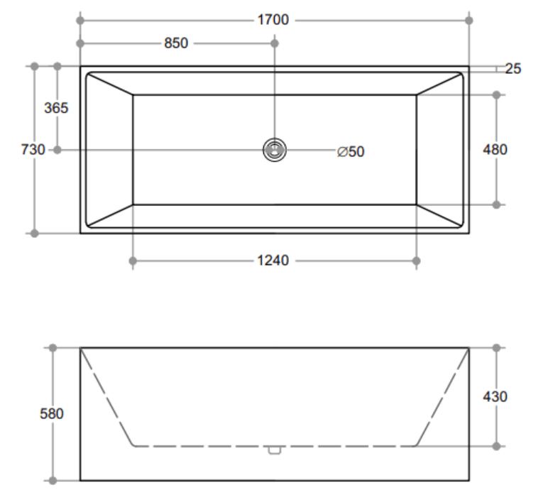 1700mm