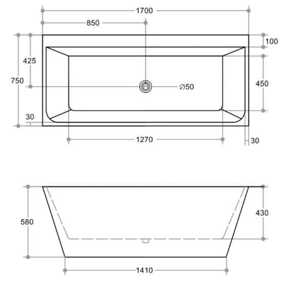 1700mm