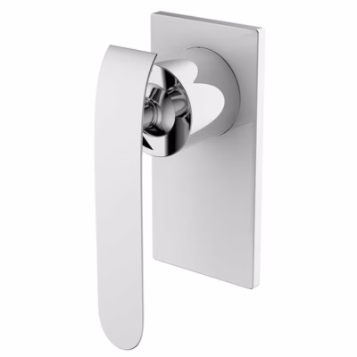 EVA White/Chrome Wall Mixer