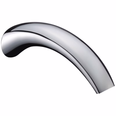 Yale Round Crescent Shaped Bath Spout CHROME