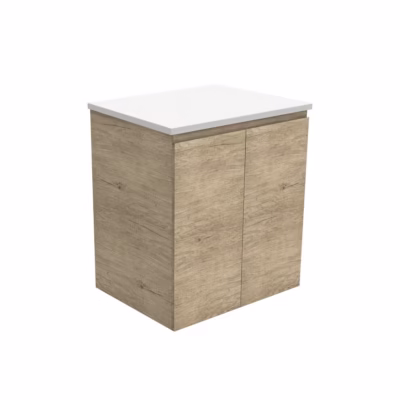 600mm Edge Scandi Oak Wall Hung Vanity