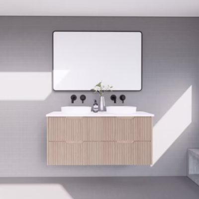 1200mm BALI American Oak Wall Hung Vanity(Double Bowl)