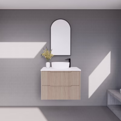 750mm BALI American Oak Wall Hung Vanity