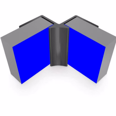 Wet Wall Panel Internal Corner Trim 2400mm 10mm (All Colours)