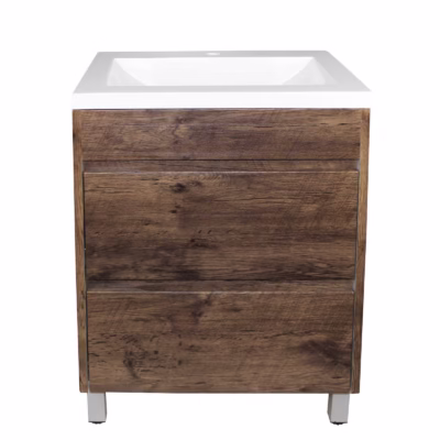 600mm Dark Oak Drawer Vanity on Legs