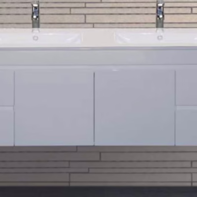1500mm Wall Hung Vanity Double Bowl