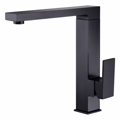 Rosa Tall Square Sink Mixer MATTE BLACK