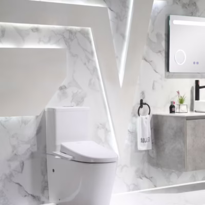 MEDINA-MEZIO Toilet Suite with Electric Bidet Seat