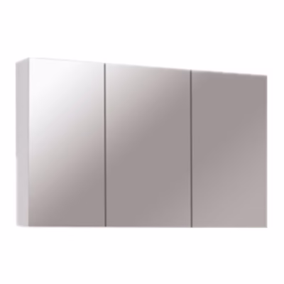 1200mm PVC Shaving Cabinet with Pencil Edge (750mm height)