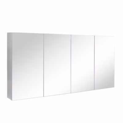 1500mm PVC Shaving Cabinet with Pencil Edge (750mm height)