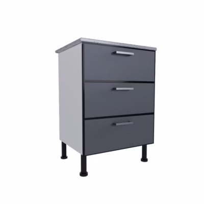 600mm Base 3 Drawer