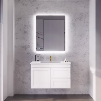 Miami Shaker 900mm Wall Hung Vanity (L/R Hand Drawer)