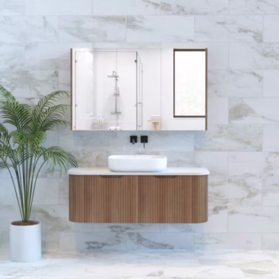 Bergen Solid Timber 1200mm Wall Hung Vanity (Single Bowl)