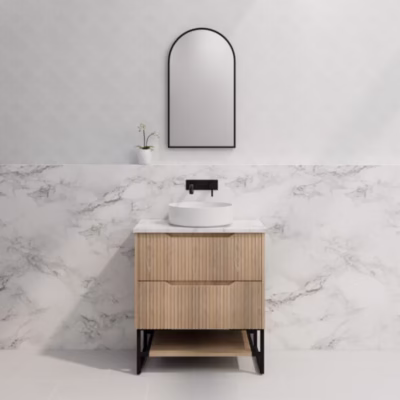 750mm BALI American Oak Vanity on Legs
