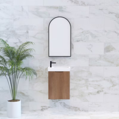 Vienna Solid Timber 450mm Wall Hung Vanity