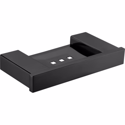 Rosa Metal Soap Holder MATTE BLACK