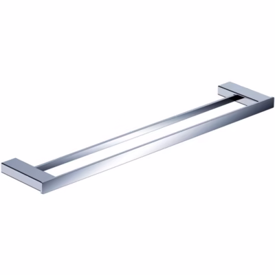 Aiko Square Double Towel Rail CHROME
