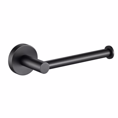 Otus L-Shaped Toilet Roll Holder MATTE BLACK