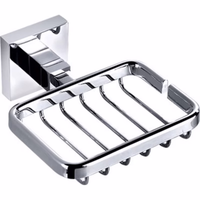 Sara Wire Soap Basket CHROME