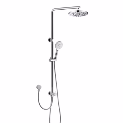 Cora Multi-function Shower Set Two Hoses 200 mm CHROME
