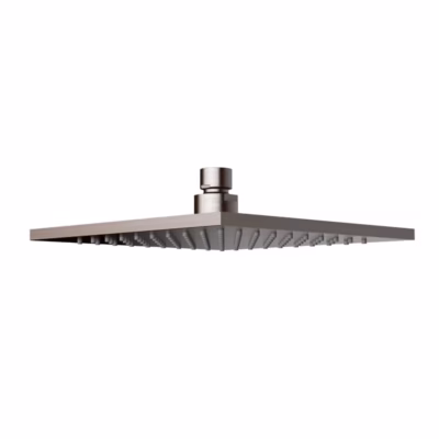Eden Square Overhead Shower 200mm BRUSHED NICKEL