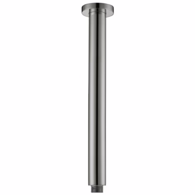 Round Vertical Shower Arm BRUSHED NICKEL