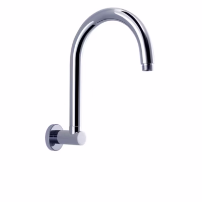 Round Curved Shower Arm CHROME