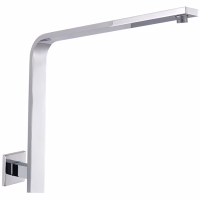 Rectangle Curved Shower Arm CHROME