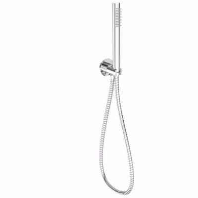 Tube Hand Shower On Wall Outlet Bracket CHROME