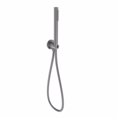 Tube Hand Shower On Wall Outlet Bracket GUNMETAL
