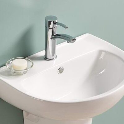 565 x 445 x 200mm Carrida Fine Ceramic Wall Hung Care Basin