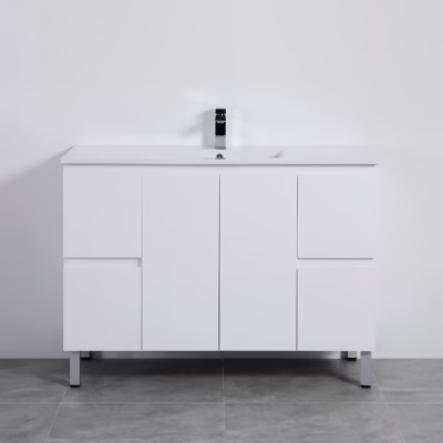 1200MM Alpha Free Standing PVC Waterproof Vanity (Single Bowl)