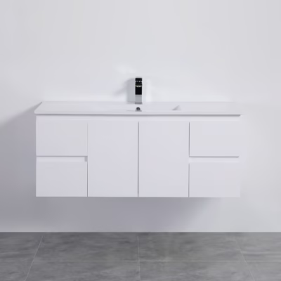 1200MM Alpha Wall Hung PVC Waterproof Vanity (Single Bowl)