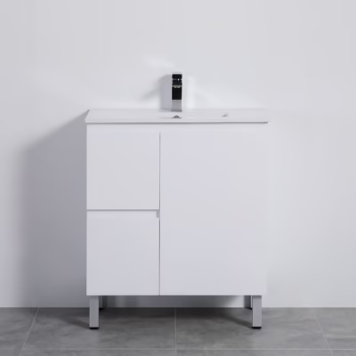 750MM Alpha Free Standing PVC Waterproof Vanity (L Hand Drawer)