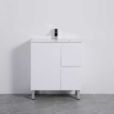 750MM Alpha Free Standing PVC Waterproof Vanity (R Hand Drawer)