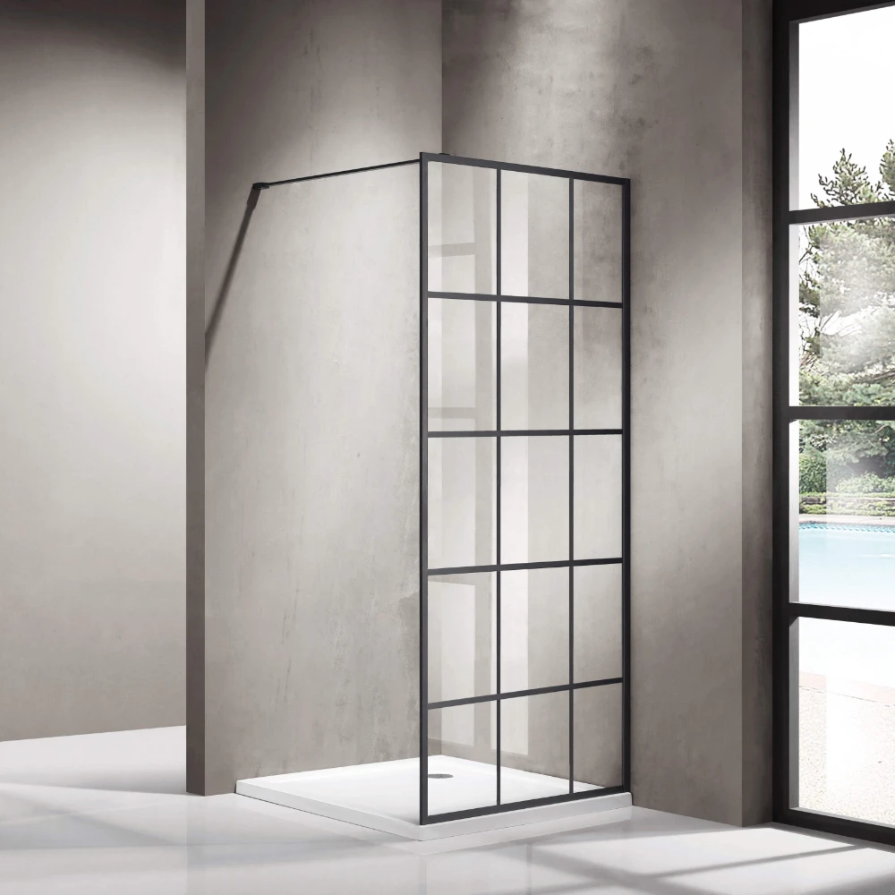 MATTE BLACK Grid Design Single Panel with Support Bar Online | KNB ...
