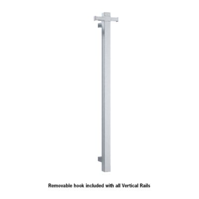 Thermorail Square 12Volt Vertical Bar 900mm 30Watts – Polished Stainless Steel