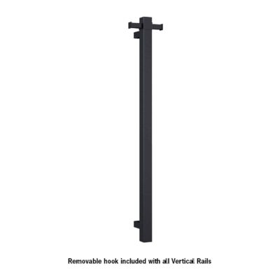 Thermorail Square 12Volt Vertical Bar 900mm 29Watts – Matt Black