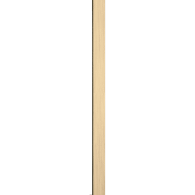 Thermorail Flat/Pill 12Volt Vertical Bar 900mm 20Watts- Brushed Brass
