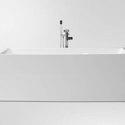 Sunny Gloss White 1500MM Rectangle Acrylic Freestanding Bathtub