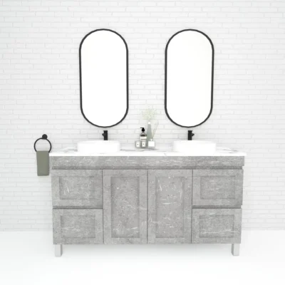 1500mm Boston Vanity on Legs with Standard Ceramic Top