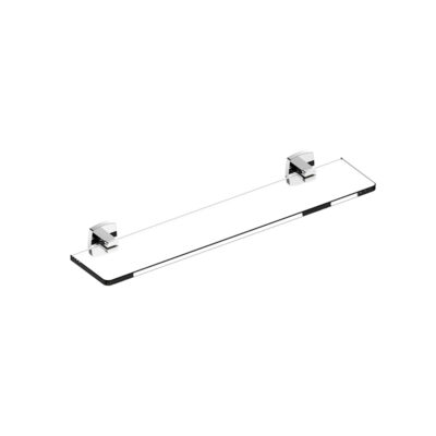 LUXUS Chrome Glass Shelf