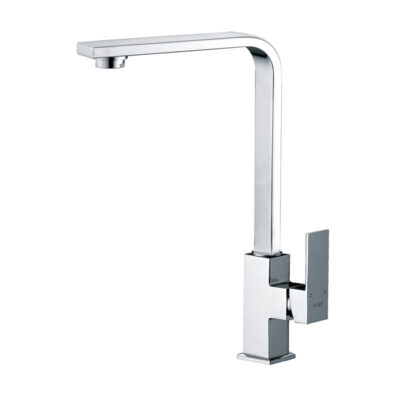 ECKIG Curved Chrome Sink Mixer