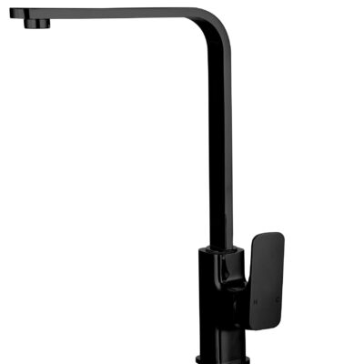 KOMPAKT ECKIG Swivel Black Sink Mixer