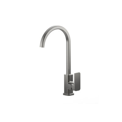 KASTEN Brushed Nickel Gooseneck Sink Mixer