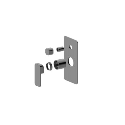 KASTEN Gun Metal Wall Mixer with Diverter
