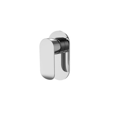 OVAL Chrome Wall Mixer